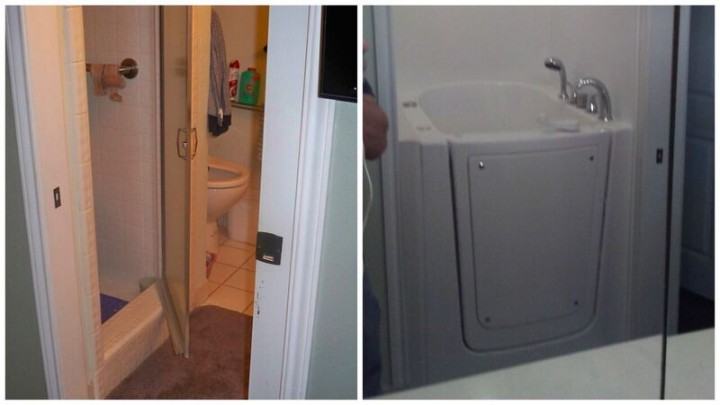 Before and After Walk in Tub Installation in San Antonio, TX